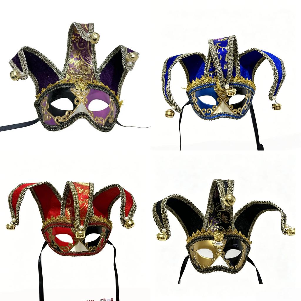 Maschera Veneziana Italiana Per Uomo Con Stile Nobile Per Le Celebrazioni Di Halloween E Carnevale