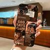 Leopard Print Girl Slogan Pattern Phone Case For  Redmi Note 11 12 13 Pro Plus 5G 12S 11S 11 10S Redmi 13C 12 Soft Cover