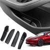 Door Side Storage Box 4pcs Handle Tray Organizer for Tesla Model 3 Highland 2024