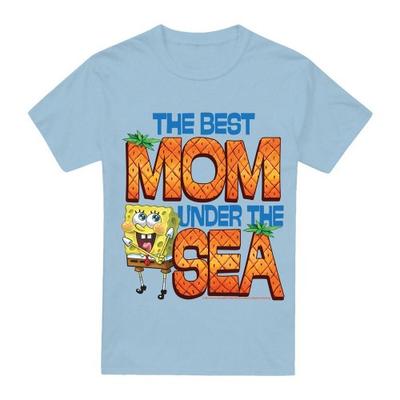 SpongeBob SquarePants Mens Best Mom Under The Sea Mothers Day T-Shirt
