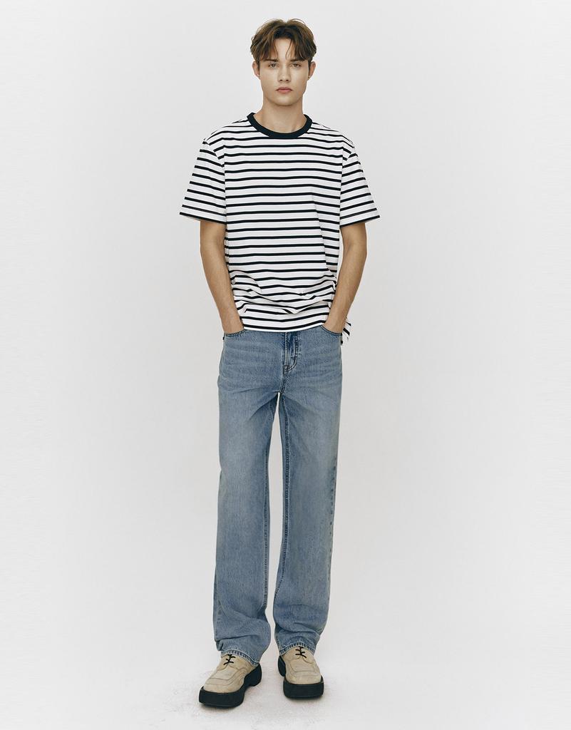 GIORDANO Loose Fit Straight Cool Denim 115548 [4 Colors]