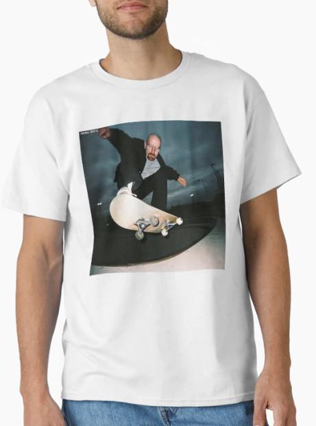 Walter skateboarding Classic Meme T-Shirt S разноцветный