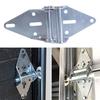 2Pcs Garage Door Replacement Hinge Heavy Duty Iron Garage Door Hardware for Residential/Light Commercial Garage Door