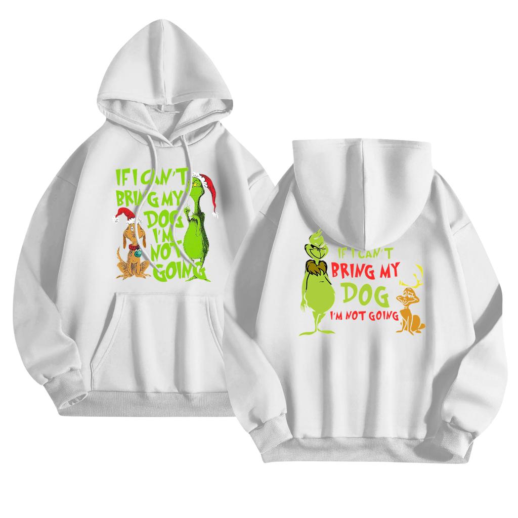 Women's Fashionable Casual Long-Sleeved Hooded Printed Sweatshirt