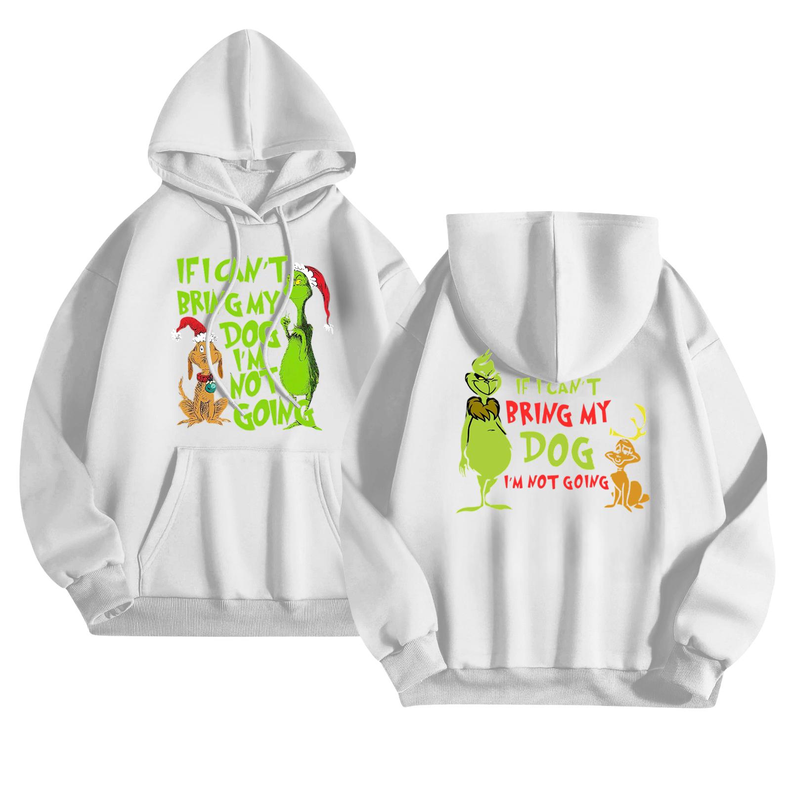 

Женский модный повседневный худи с длинным рукавом и принтом L белый