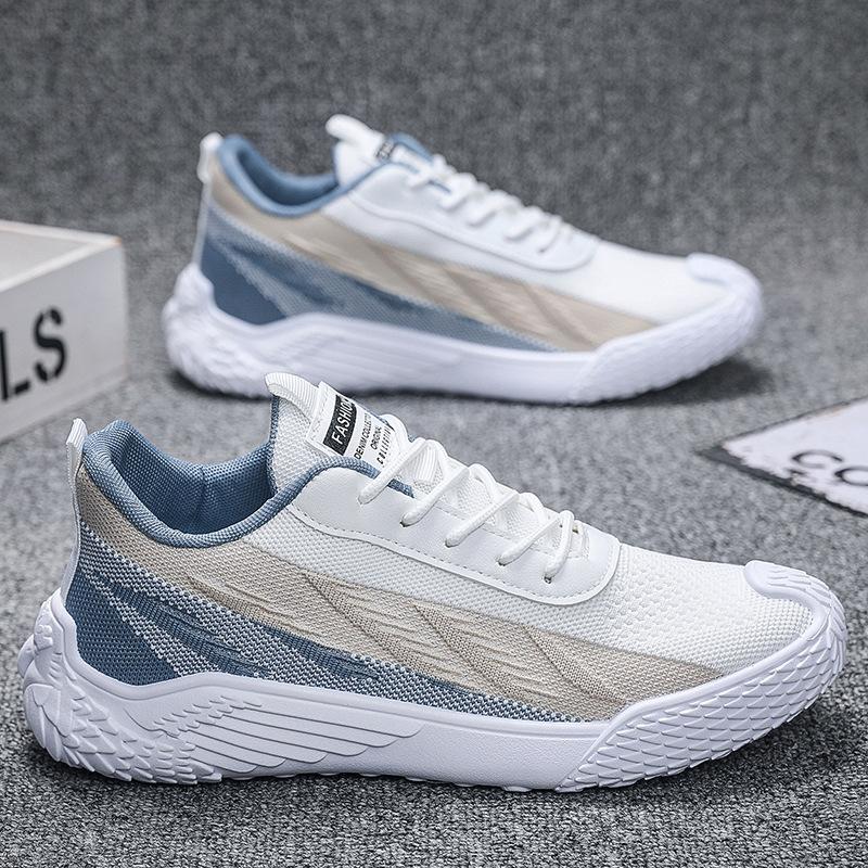 Spring Summer New Breathable Men's Shoes Youth Mesh Shoes Fly-woven Casual Shoes Versatile Men's Running Sports Shoes