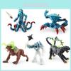 Realistic Mythical Creature Model Water Crab Beast Octopus Monster Ice Demon Stone Bull Black Panther Static Toy