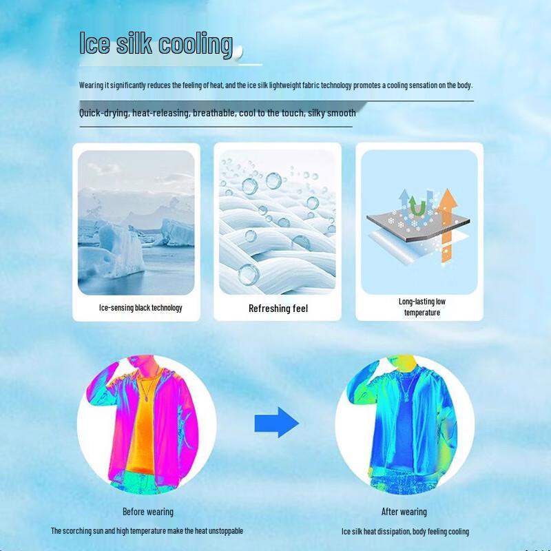 Huili Men's UPF50+ UV Protection Fishing & Beach Sun Shirt