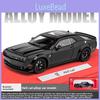 Alloy Dodge Challenger Srt Hellcat Sports Car Model Collectible For Kids With Inertia Control And Open Doors