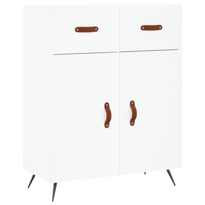 VidaXL Buffet blanc 69,5x34x90 cm bois d'ingénierie 827948