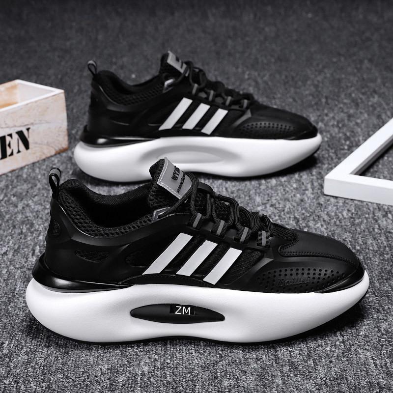 

New sports shoes men s trend mesh breathable fashion casual shoes bread shoes low top platform shoes 39