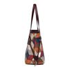 2pcs Geometric Pattern Tote Bag Set, Fashion Shoulder Bag, Women's Large Handbag With Clutch Coin Purse
