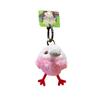 Bubble Blowing Bird Plush Keychain Animal Toy Pendant Doll Cartoon Gift Kids