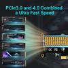 JEYI SK4 PCIe 4.0 X4 To M.2 NVMe Adapter Card for Full-Speed SSD Expansion