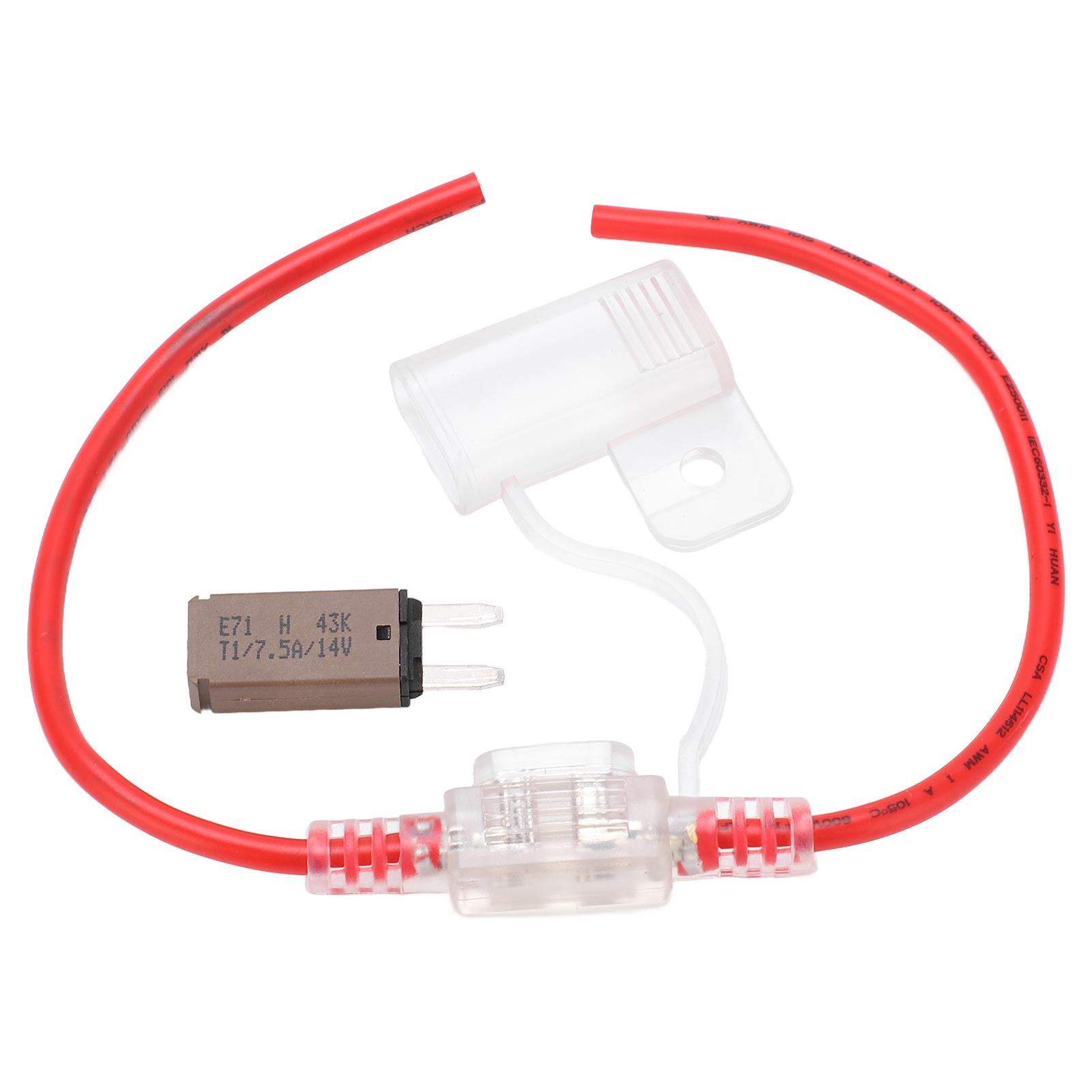 

Прозрачный водонепроницаемый держатель предохранителя 12AWG с автоматическим выключателем для автомобиля, яхты, автодома