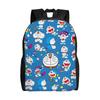 Doraemons  Backpack  Outdoor Style Backpacks Women Men Cute High School Bags Custom Durable Rucksack
