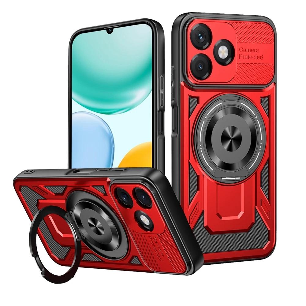 

Magnetic Ring Armor Shockproof Phone Case For Honor X5C Plus Honor X5C X5C 4G For Honor Play 10A Magsafe Wireless Charging Cover HONOR X5C Plus