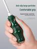 Durable One-Piece Magnetic Torx & Phillips Screwdriver and Pry Bar: High Hardness, Hammer-Ready Flat-Head Design