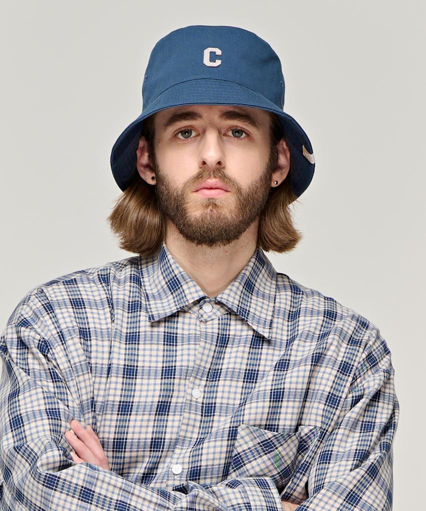 CARGOBROS Cb Logo Round Bucket Hat (Navy)