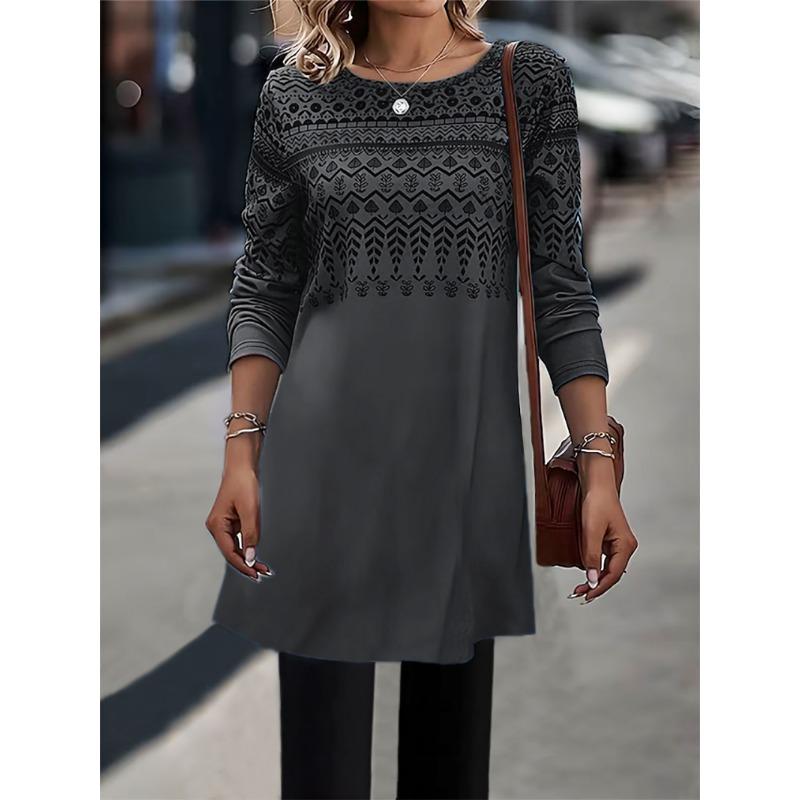 Pull ras du cou à manches longues pour femme, style street printemps et automne, street hipster, fraisé