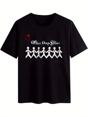 Three Days Grace Zespół Koszulka bawełniana One-X Graficzna Koszulka z krótkim rękawem Unisex Męska Damska Lato