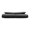 Saint Laurent Ysl Monogram Leather Clutch Women Clutch Black 617662-BOW01-1000