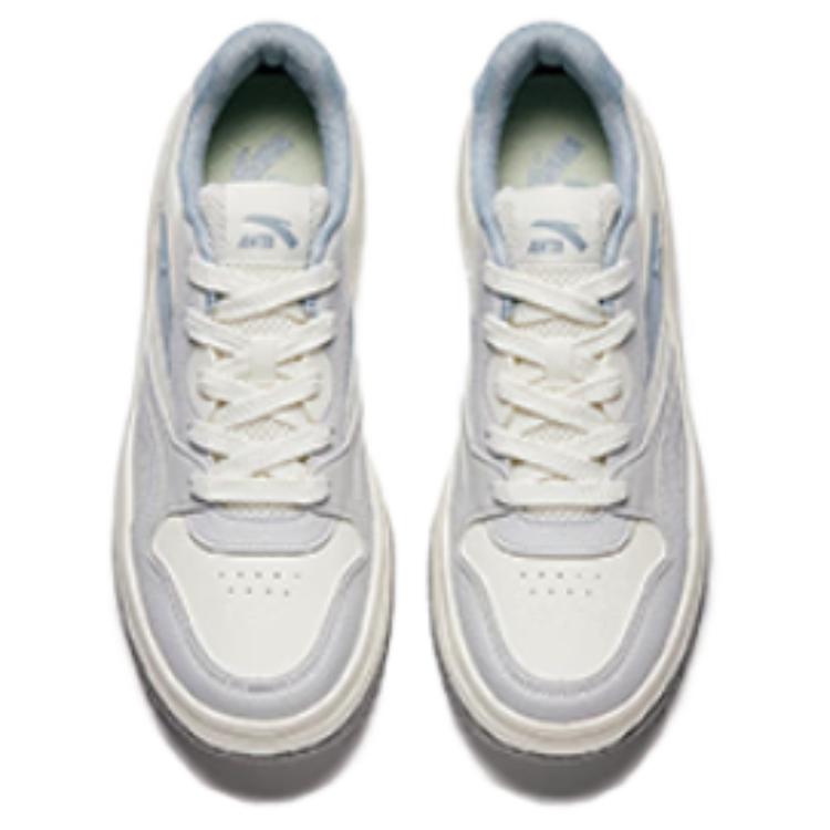 Anta Street Warrior 2 Comfortable Versatile Non-Slip Durable Low-Top Skate Shoes Men Sneakers White Blue 912528077-2