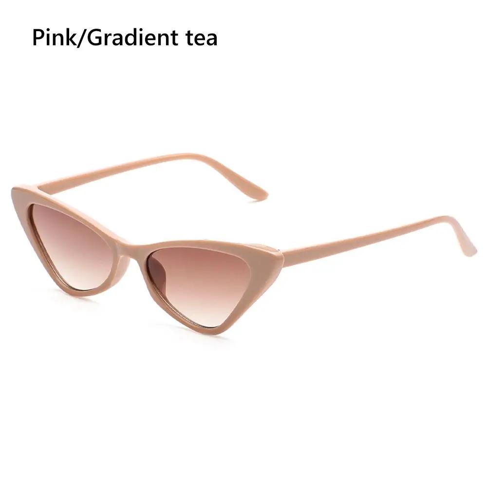 Hot  UV400 Sunglasses for Women Cat Eye Retro Sunglasses Trendy Vintage Small Frame Eyewear Fashion Streetwear Accessories
