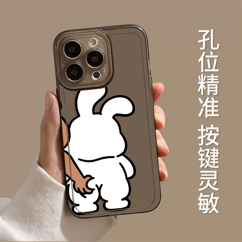 Applicable to Apple 11 grab butt couple mobile phone case iphone11promax new 11 bear 11 rabbit 11mi