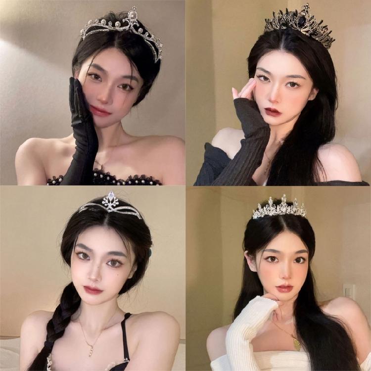 Unique Princesses Crown Alloy and Rhinestones Comfortable Headwear Great for Adults and Kids Who Love Fashion Headpiece