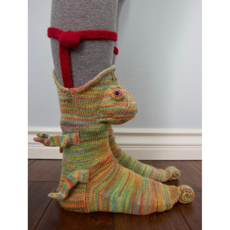 1 Pair Of Men Women Knit  Socks, Cute Unisex Novelty Winter Warm Floor Sock, Christmas Gift Soft