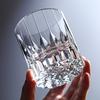 K9 Crystal Whiskey Glass With Edo Kiriko Cut 200ml / 150ml 100ml Starburst Design Premium Barware Tasting Serving