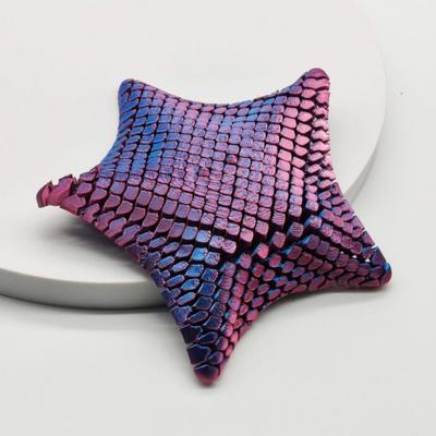 Articulated Design 3D Printed Starfish Starfish Shape Visual Fidget Flexible Material Flexible Desk Decor Stress Relief Gift