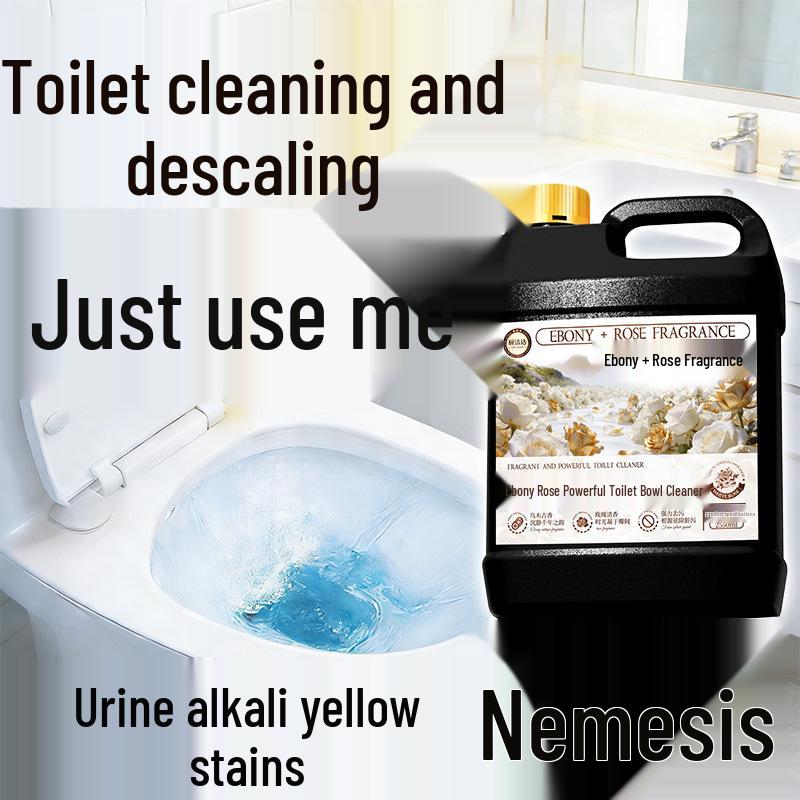 Powerful Toilet Cleaner: Descaling, Deodorizing, Fresh Scent, Stain & Yellowing Removal Liquid