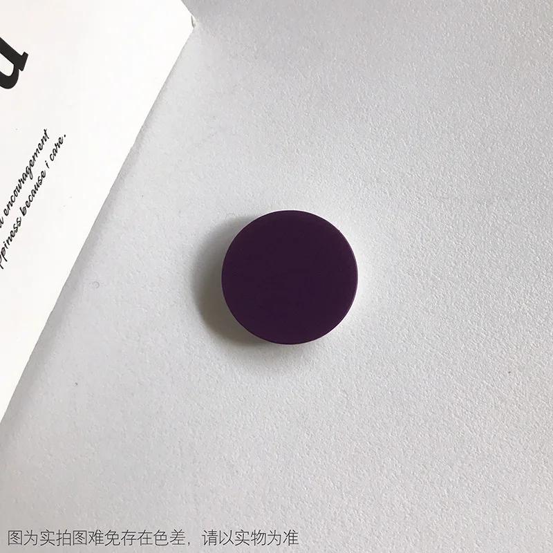 Stojan s držákem na prst pro IPhone 15 Samsung Podpora Telefon Mobilní telefony Grip Tok Skládací Jednobarevný Kapesní Zásuvka Držák