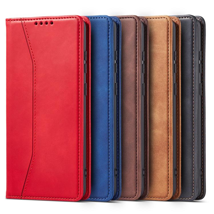 Protective Cases PU Stand Card Holder Wallet Flip Plain Leather Phone Case for Samsung Galaxy S22 Ultra