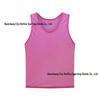 Numbered Mesh Training Vest for Team Sports Competition Uniforms with Custom Logo