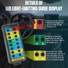 DY29 Automotive Diagnostic Protocol Detector, OBD2 Breakout Box Vehicle OBDII Interface Monitor Communication, 4mm Banana Jack