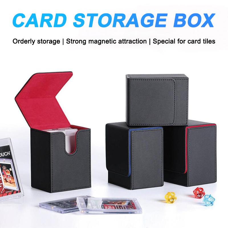 

100+Card Collection Box, Board Game Card Collection Box, Home Small Item Storage Box
