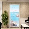 Spray Pattern DIY Door Wall Stickers Home Decor Living Room Children Room Porch Removable Waterproof Self-adhesive Wall Paster