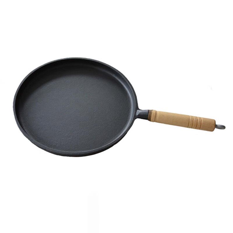 ZISIZ 22cm Cast Iron Frying Pan