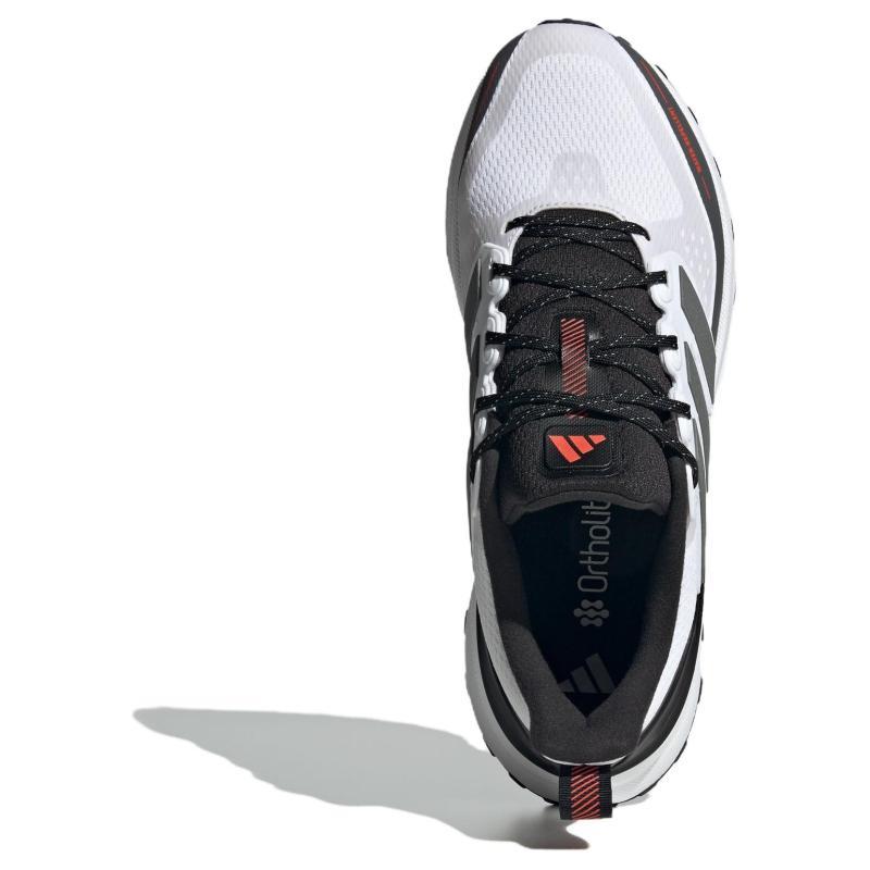 Adidas ULTRARUN 5 Chaussures de course basses antidérapantes et résistantes à l'usure pour hommes Baskets blanches et grises JP5907