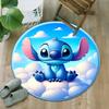 1pc S-Stitch17 Carpet, Round Rug, Comfortable, Suitable for Entryways, Living Rooms, Office, And Bedrooms, Christmas Decoration