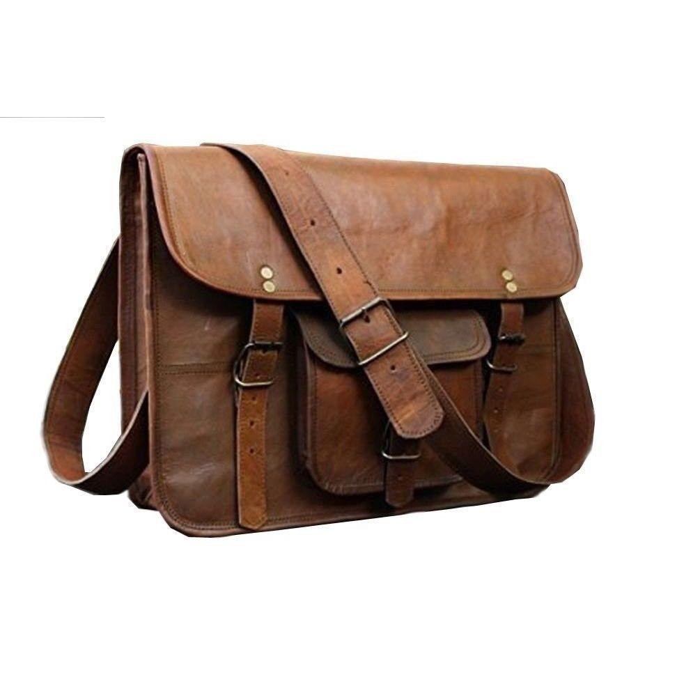 Мужской портфель из козьей кожи — фото 2