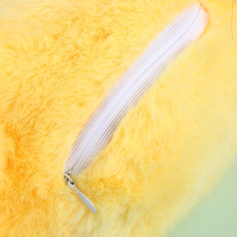 Cute Yellow Duck Plush Pencil Case Soft Stuffed Animal Pen Bag Multifunctional Pencil Case For Kids Students Stationery Gifts