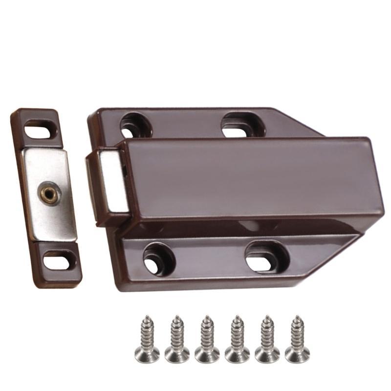 652F Push Release Cabinet Hardware Set 4 Screw Mounting Point Not Corrosion Finish Closers for Smooth Door Functionality