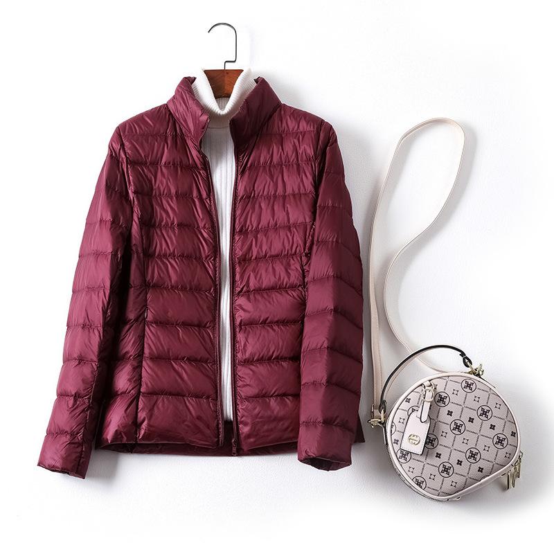 Anti-season Light Down Jacket Women's 2025 New Short White Duck Down Fashion Autumn and Winter Large Size Light Hooded Jacket