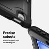 For iPad Air 11 (2025) M3 A3266/(2024) M2 A2902 Case Rotating Kickstand PC + TPE Shockproof Tablet Cover with Hand Strap