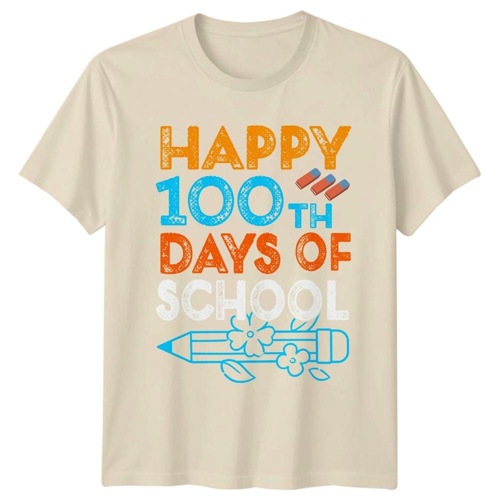 Happy 100th Days Of School Unisexs TShirt 100th Day Of School Gift For Her