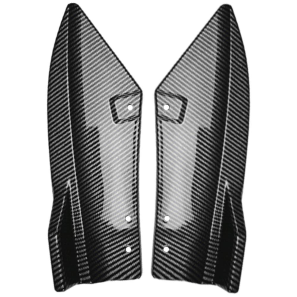 

Pair Car Rear Bumper Strip Lip Spoiler Diffuser Splitter Scratch Protector for BMW X3 G01 LCI M Sport 2018 2019 2020 2025 вуглецевого волокна, чорного кольору